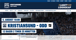 Desktop Screenshot of kristiansundbk.no